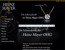 Tablet Screenshot of heinzmayer.de